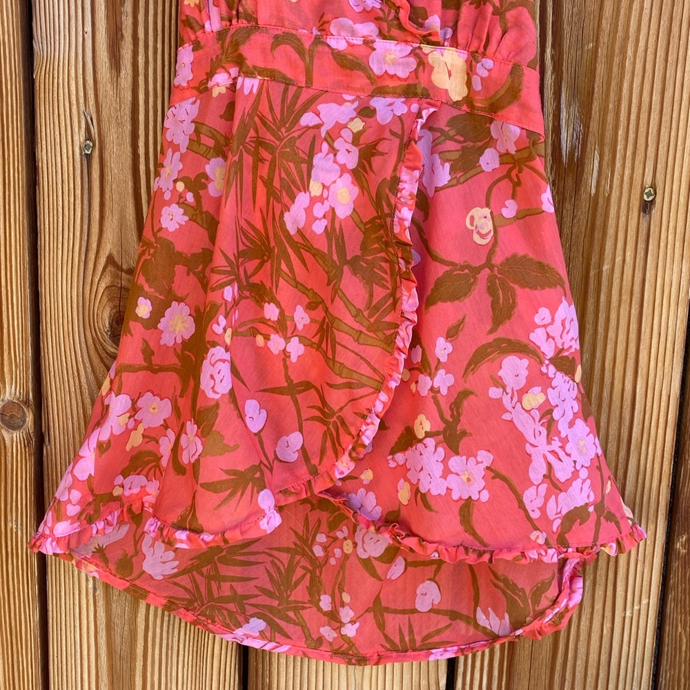 🌸Anthropologie ruffle trimmed bright halter top🌸 - Picture 5 of 16